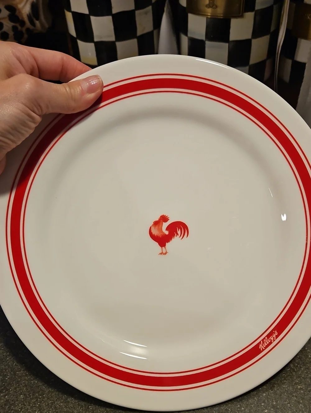 Vintage Style Kellogg's Dinner Plate